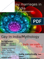 Gay Marriages in India: Prasad Balasubramanian