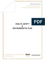 Health, Safety & Environmental Plan: Communication Link