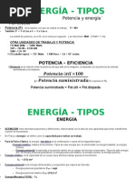 Potencia y Energia