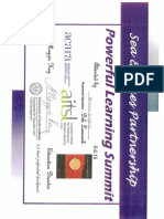PD Day Certificate