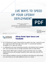 Top Twelve Ways to Speed Up Your Liferay Deployment