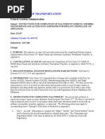 Ac 43.9-1e, Instructions For Completion of Faa Form 337 (Omb No (1) - 2120-0020), Major Repair and Altera