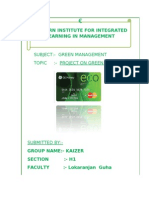 Green credit card