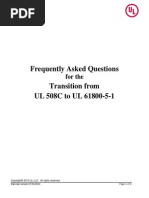 Frequently Asked Questions Transition From UL 508C To UL 61800-5-1