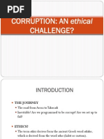 Corruption as an Ethical Challenge