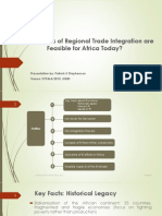Feasible Aspects of Regional Integration For Africa SYPALA 2015