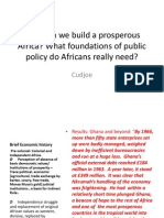 How Can We Build a Prosperous Africa