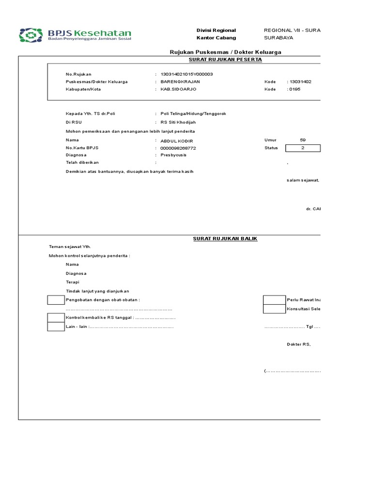 Bpjs Excel | PDF