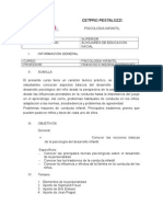 Psicología infantil CETPRO Pestalozzi