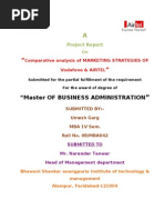 Download airtel and vodafone marketing analysis by saket_211 SN28333950 doc pdf