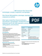 Course Overview: SAN Fundamentals (U5527AAE)