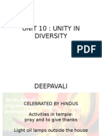 Unit 10: Unity in Diversity