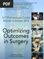 Download 51st Postgraduate Course Souvenir Programme of the UP-PGH Department of Surgery by PGH Department of Surgery SN283342889 doc pdf