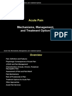 Acute Pain: Mechanisms, Management, and Treatment Options