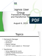 Framework Manager and Transformer Tips V 3