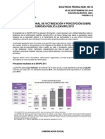 Encuesta Nacional de Victimización y Percepción sobre Seguridad Pública (ENVIPE) 2015