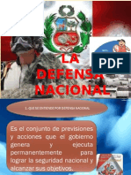 3.- Defensa Nacional