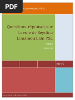 Questions-réponses Sur La Voie de Seydina Limamou Lahi PSL