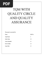 Download TQM With Quality Circle and Quality Assurance by Praneela SN28335584 doc pdf