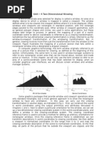 Unit - 4 Two Dimensional Viewing Viewing Pipeline