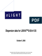 NLIGHT LIEKKI Er30 Dispersion Data 081010
