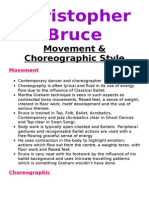 Bruce Movement and Choreograpic