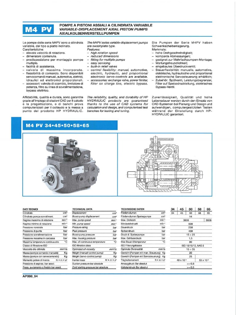 M4PV 34 45 50 58 65 | PDF