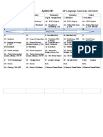 April 2015: AP Language /american Literature