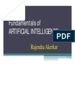 Fundamentals of Artificial Intelligence Artificial Intelligence