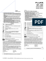 FLUKE 321-322_Clamp Meter Safety Sheet