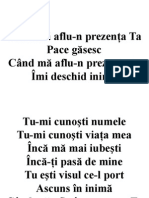 Cand Ma Aflu-N Prezenta Ta