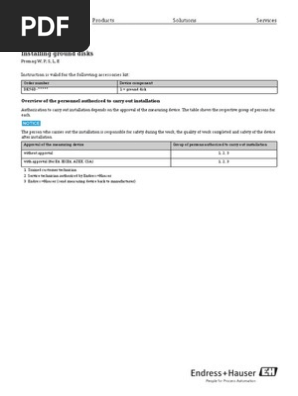 Endress Hauser Ea00070da2 13 14 Technology Technology General