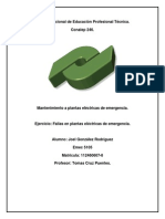 Fallas en Plantas Electricas de Emergencia PDF