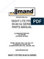 Night Lite Pro LD 50.60hz 6-7.5!8!08-Pres Parts Manual