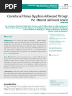 Craniofacial Fibrous Dysplasia Addressed Through the Intraoral and Nasal Access