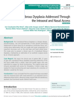 Craniofacial Fibrous Dysplasia Addressed Through The Intraoral and Nasal Access