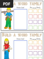 Build A Word Family