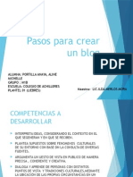 Pasos para Crear Un Blog