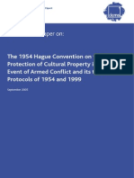 UK Consultation on Implementing the 1954 Hague Convention