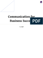 Communication For Business Success