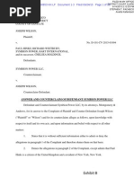 Symbion Response to Joseph Wilson lawsuit