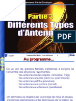3-Differents Types d'Antennes
