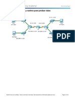 CCNA 8.3.2.6 Packet Tracer - Pinging and Tracing To Test The Path Instructions