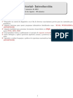 Calculo Vectorial-Introducción: 2 Semestre de 2015 Miércoles 13 de Agosto - 90 Minutos