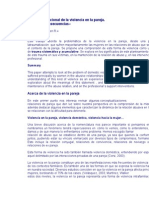 El Trauma Relacional de La Violencia en La Pareja