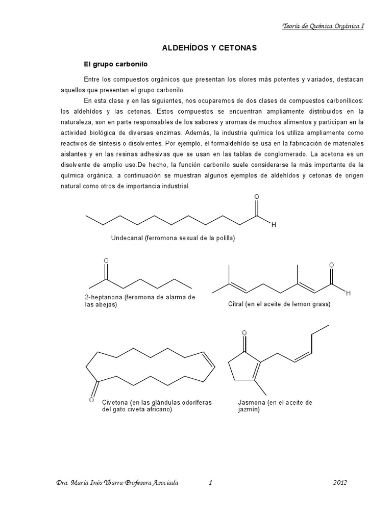 Aldehidos y Cetonas Cetona Enlace químico