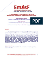 Deportes de Invasion Metodologia Horizontal Versus Metodologia Vertical