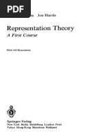 Fulton Harris Representation Theory