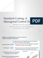 Standard Costing Managerial Control Tool