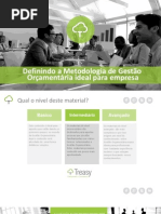 Treasy - Definindo a Metodologia de Gestao Orcamentaria Ideal Para Sua Empresa